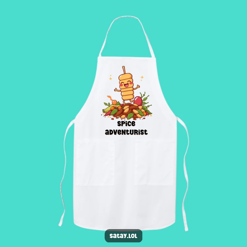 Funny Giggling Satay Apron: Cook with Joy and Flavor