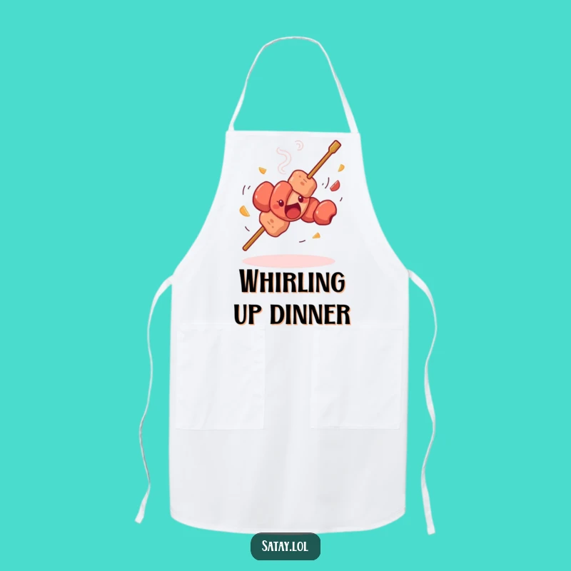 Funny Satay Skewer Dancing Apron: Cook and Dance with this Hilarious Gear