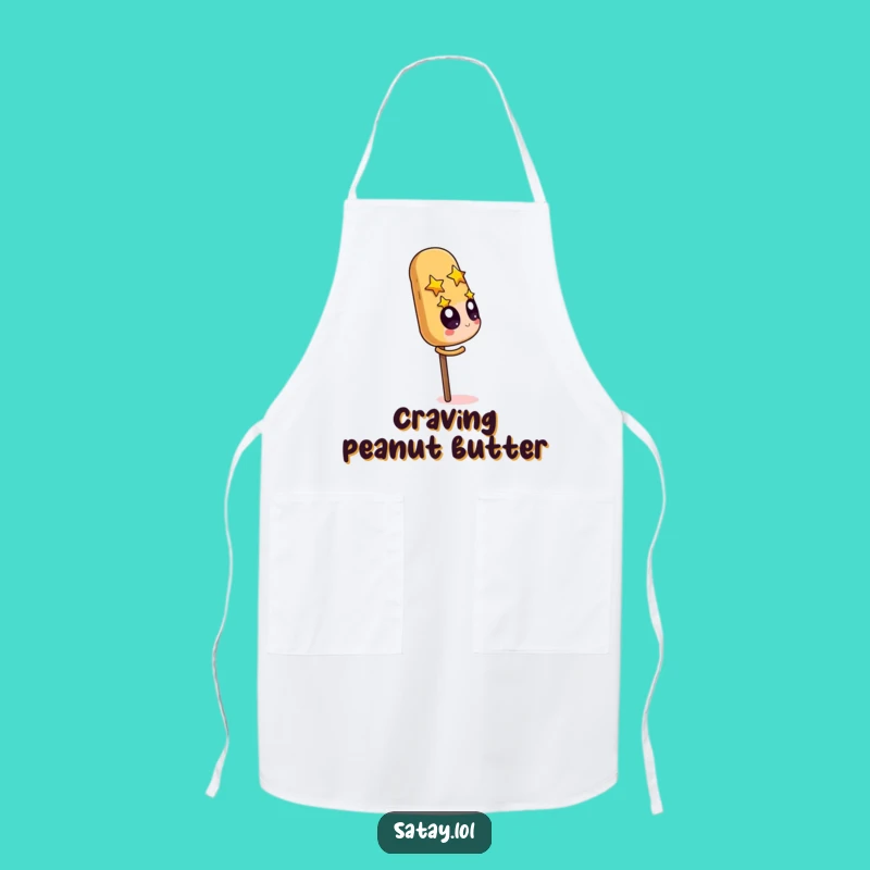 Funny Satay Skewer & Peanut Apron: Cook with Starry-Eyed Joy