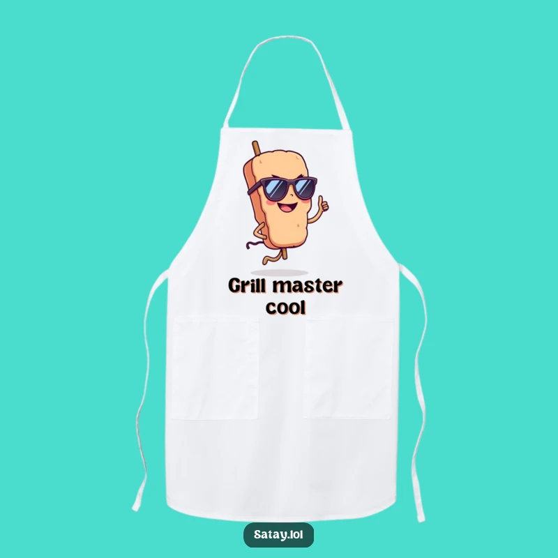 Funny Cool Satay Apron: Cook with Confidence and Style