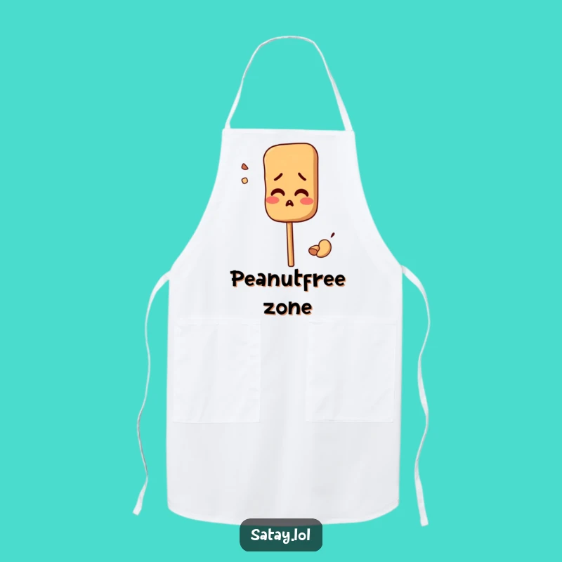 Funny Confused Satay Skewer Apron: Kitchen Puzzler - Hilarious Funny Gift!