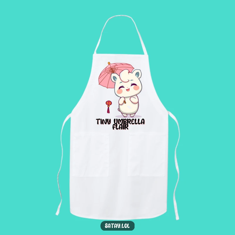 Funny Satay Winking Apron: Cook Up a Storm with Hilarious Kitchen Style