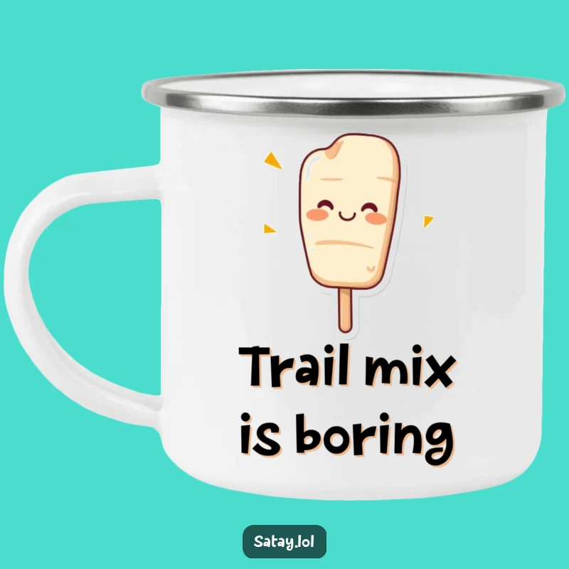 Funny Wiggling Satay Skewer Camping Mug - Cheerful Outdoor Drinkware