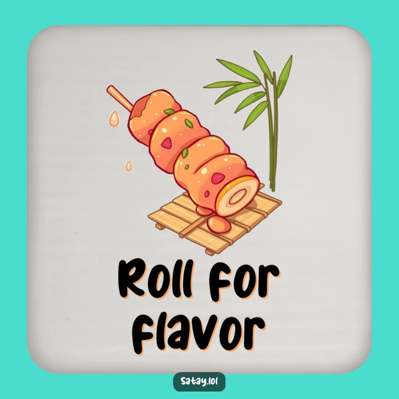 Funny Satay Skewer Coaster: Protect Surfaces with this Hilarious Skewer Art