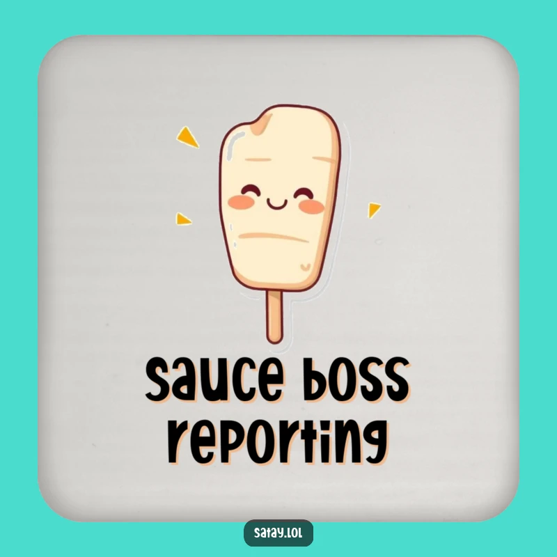 Funny Wiggling Satay Skewer Coaster - Cheerful Protection for Surfaces