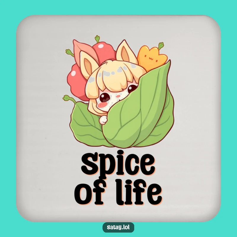 Funny Satay Coaster: Grinning Skewer Decor, Protect Surfaces Gift!