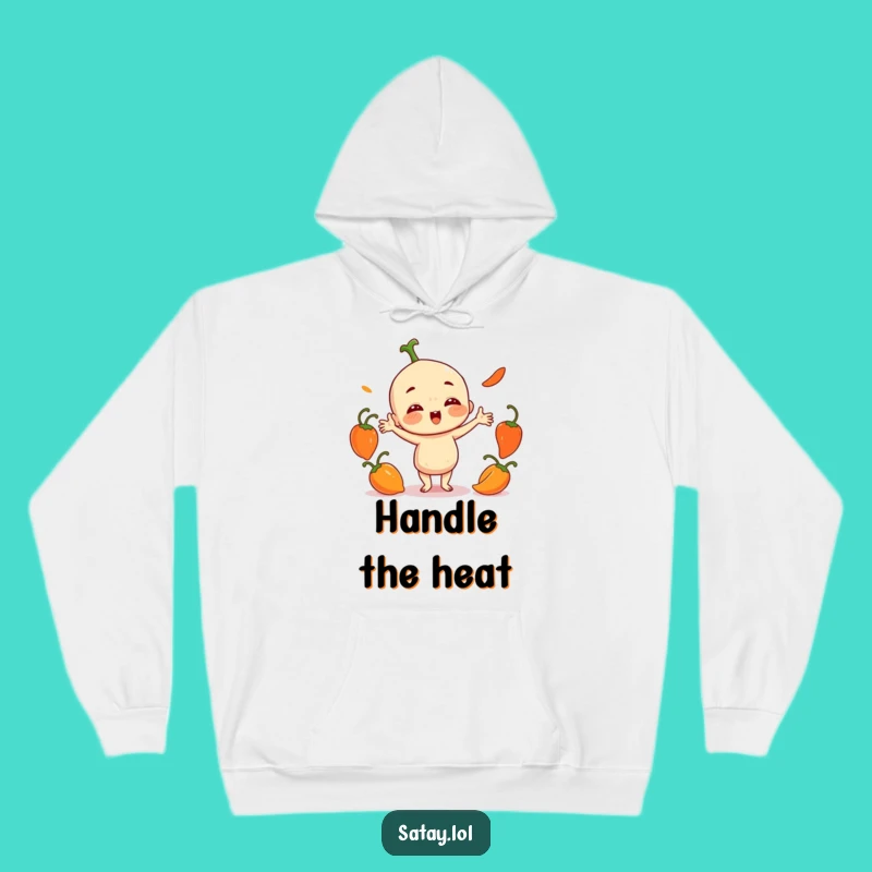 Cozy Funny Satay Juggling Peppers Hoodie: Warmth Meets Fiery Humor