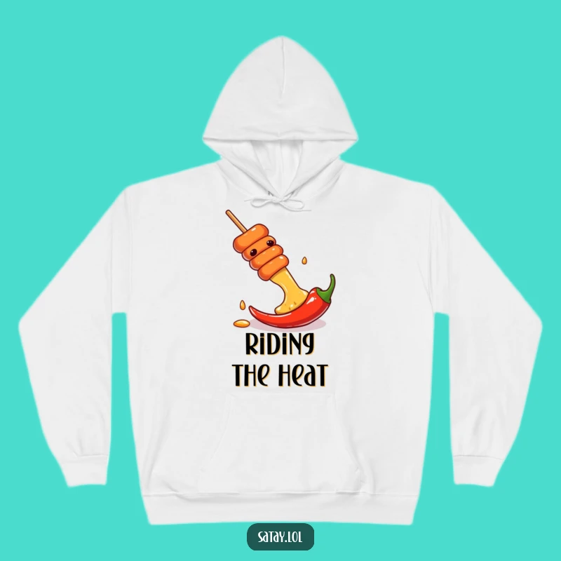Cozy Funny Satay Skewer Chili Hoodie: Warm Humor for Spicy Souls, Great Gift