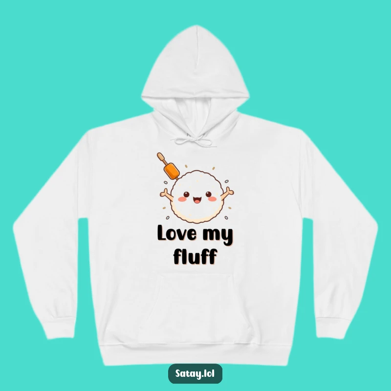 Cozy Funny Satay Skewer Hugs Rice Ball Hoodie: Warm Comfort and Joy