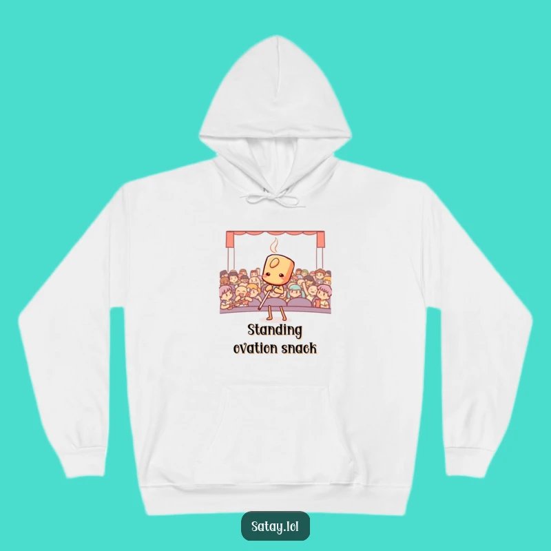 Funny Satay Bowing Hoodie: Cozy Theatrical Wear, a Perfect Funny Gift for Stage Enthusiasts