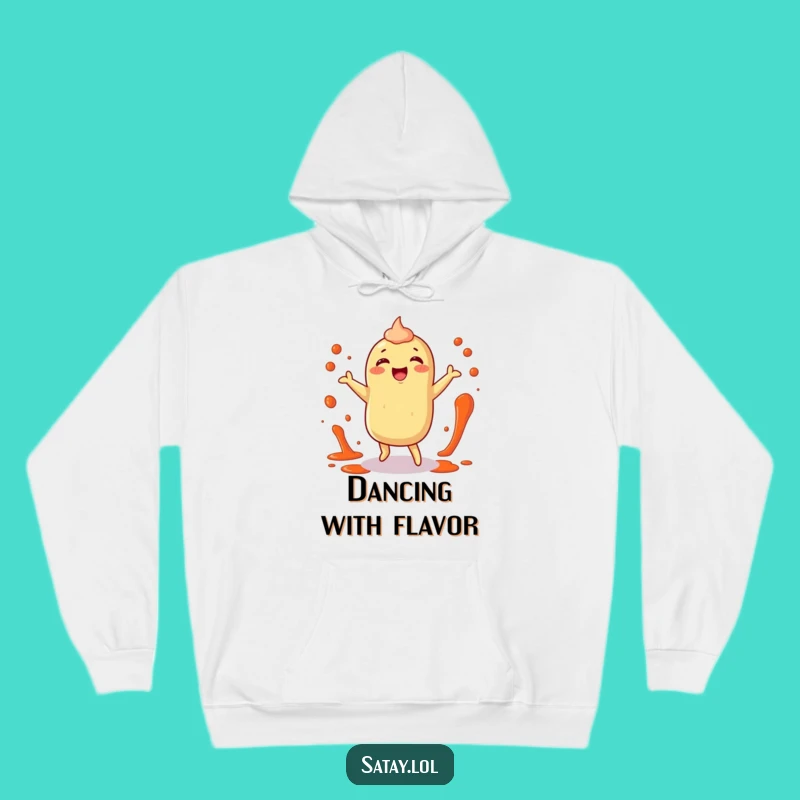 Funny Satay Hoodie: Cozy Happy Dancer, Ultimate Comfort Gift!