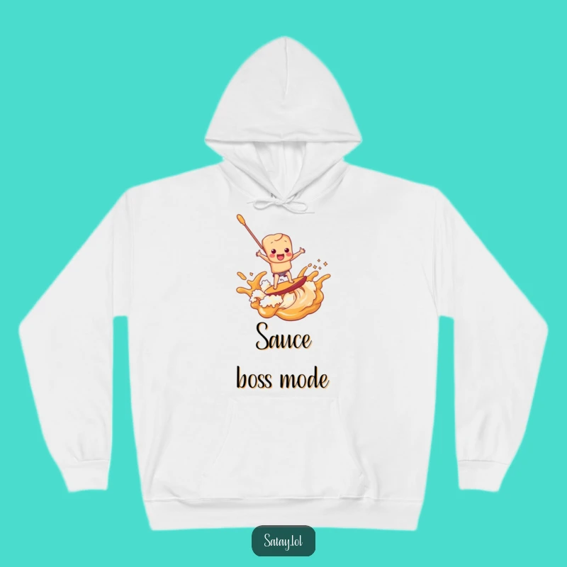 Funny Satay Skewer Peanut Sauce Surf Hoodie: Cozy and Hilarious Comfort