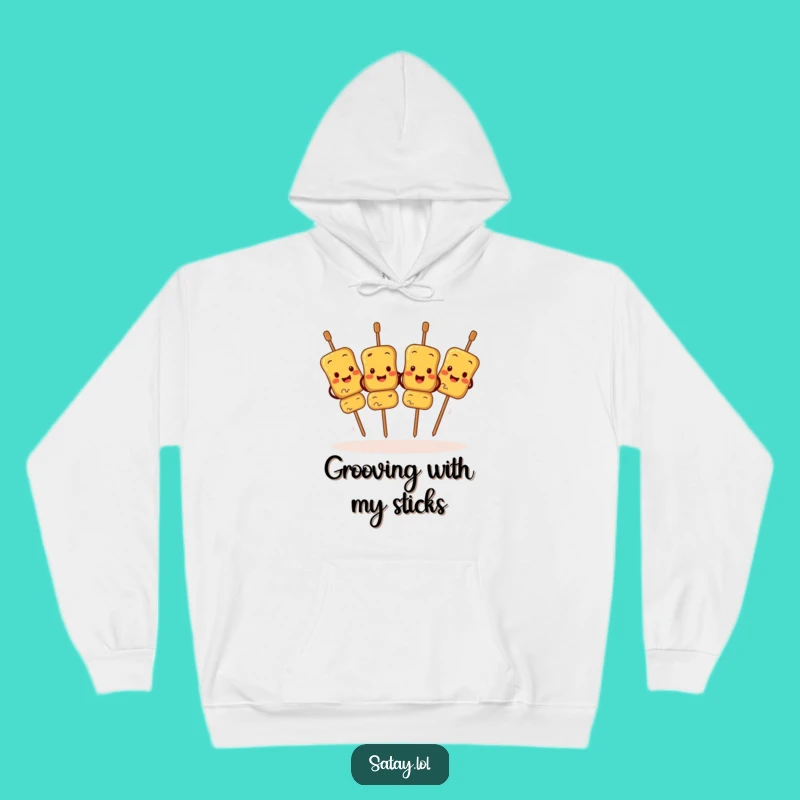 Funny Satay Skewers Jigging Hoodie: Comfy and Hilarious Skewer Apparel