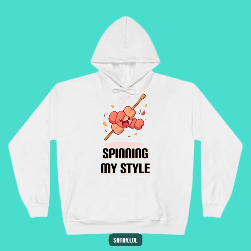 Funny Satay Skewer Dancing Hoodie: Cozy Up with this Hilarious Skewer