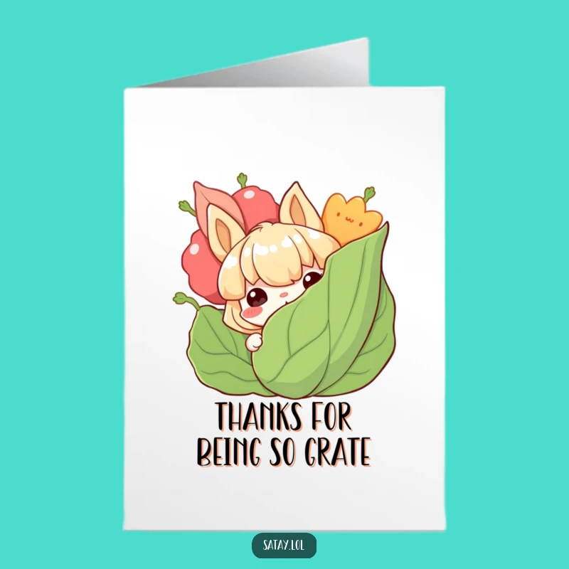 Free Printable Satay Thank You Card: Flavorful Downloadable for Grateful Gratitude!