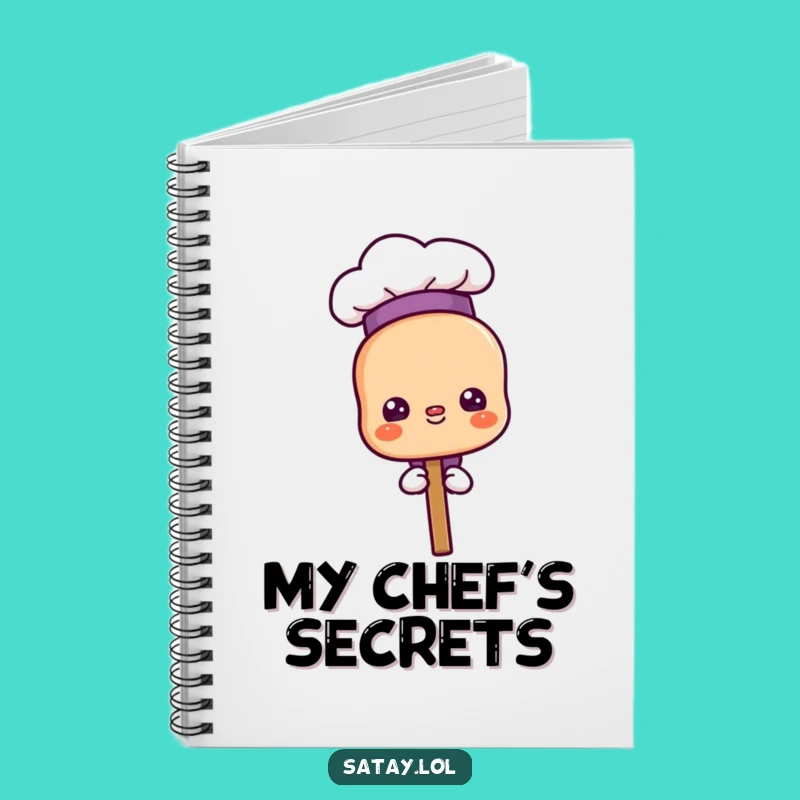 Funny Proud Chef Satay Notebook - Culinary Journal, Ideal Funny Gift