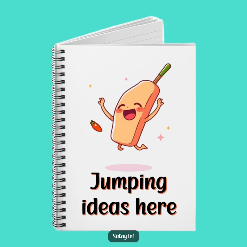 Funny Satay & Chili Joy Notebook: Capture Ideas with Zest