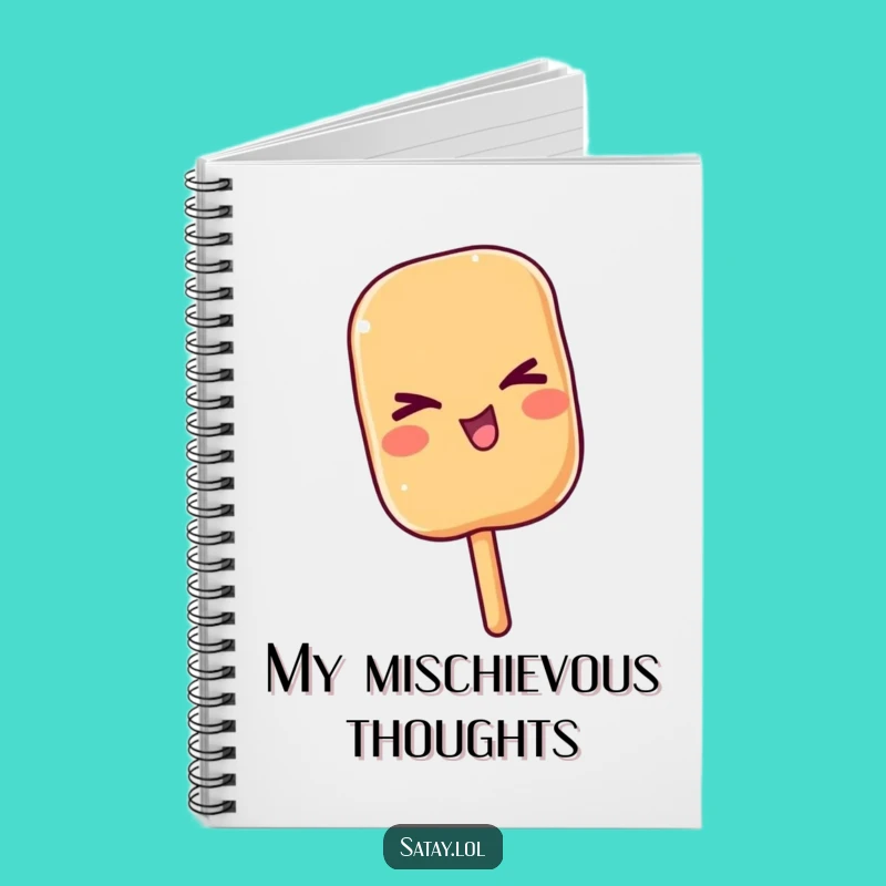Funny Satay Wink Notebook: Cheeky Skewer Journal, a Perfect Funny Gift for Writers