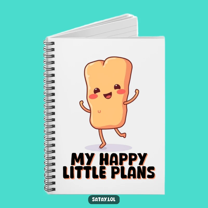 Funny Satay Jig Notebook: Jot Down Your Culinary Creations