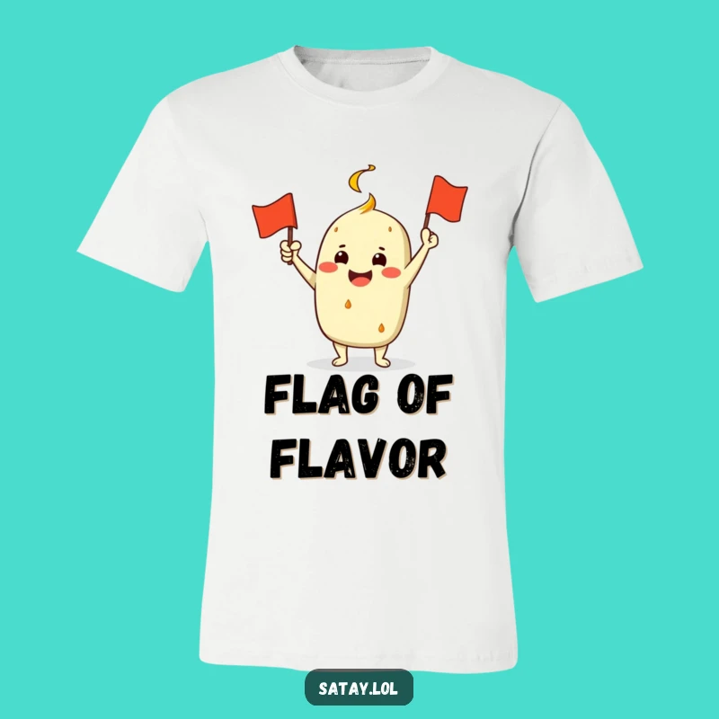 Funny Satay Grill Flag Shirt: Show Your Enthusiasm with Humorous Apparel