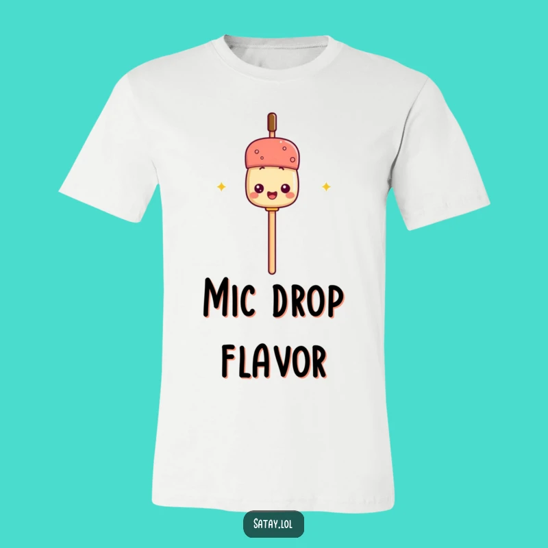 Funny Satay Mic T-Shirt: Wear Your Inner Star