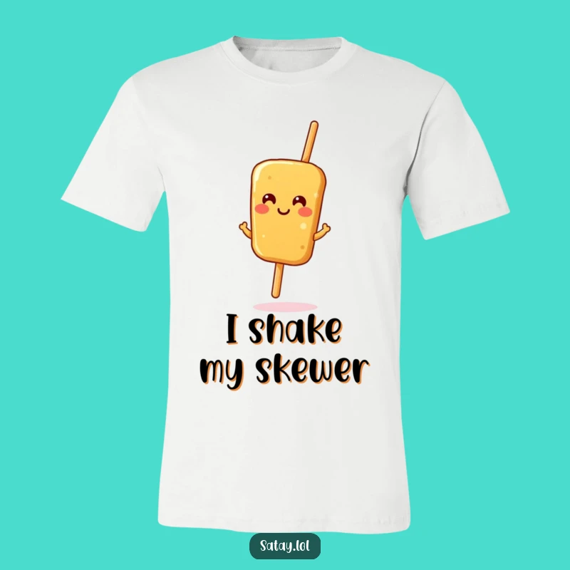 Funny Satay Skewer Jig T-Shirt: Wear Your Joyful Foodie Spirit