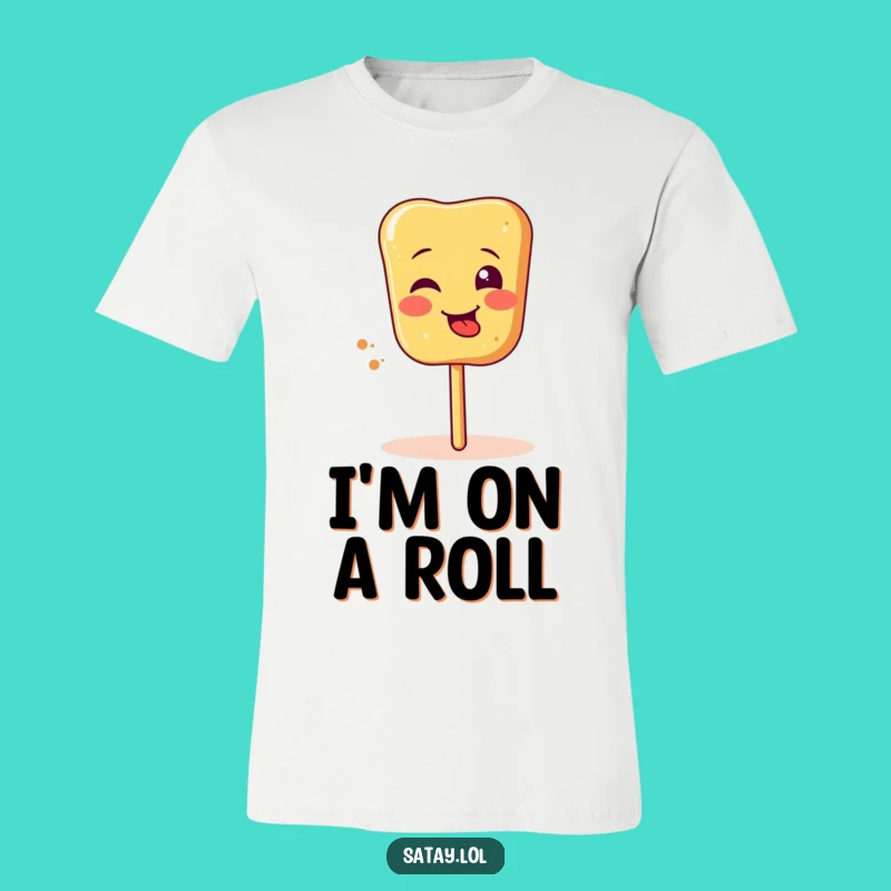 Funny Satay Skewer T-Shirt: Hilarious Spinning Design, Perfect Foodie Gift