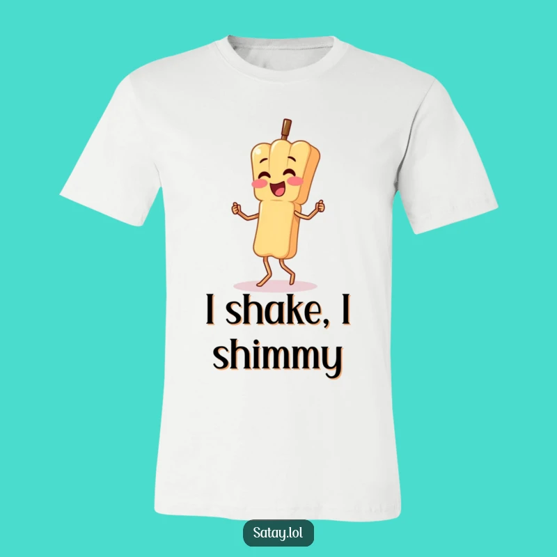 Funny Wobbly Dance Satay Skewer T-Shirt: Silly Moves Fun - Hilarious Funny Gift!