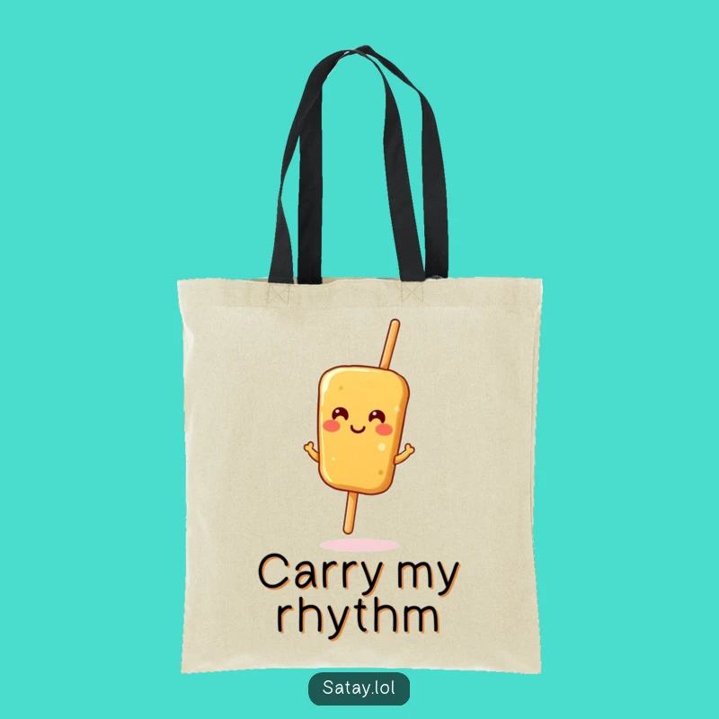 Funny Satay Skewer Jig Tote Bag: Carry Your Laughs Everywhere