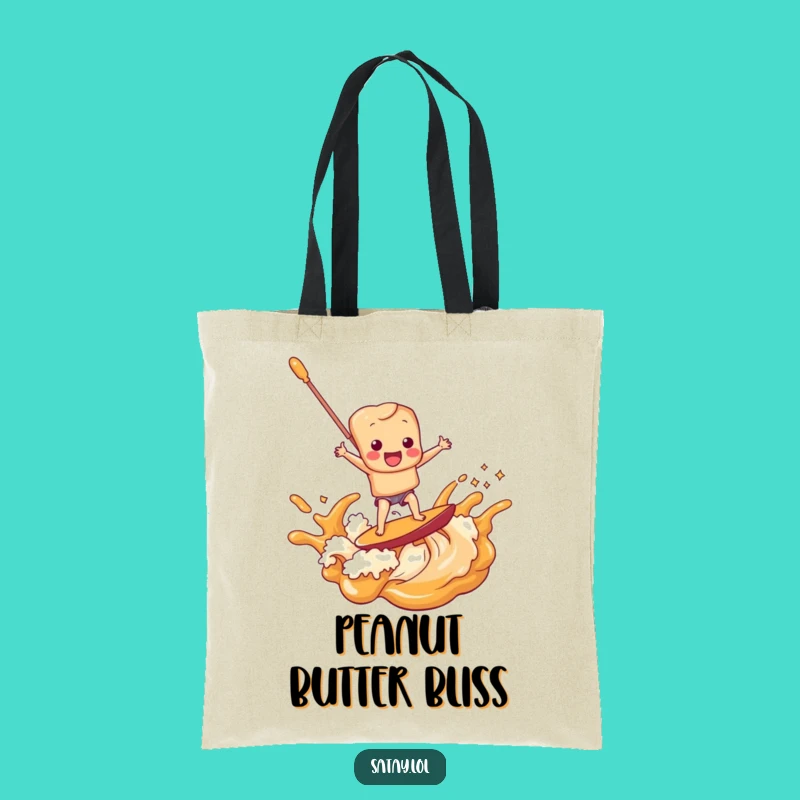 Funny Satay Skewer Peanut Sauce Surf Tote Bag: Carry Your Sauce Love Hilariously