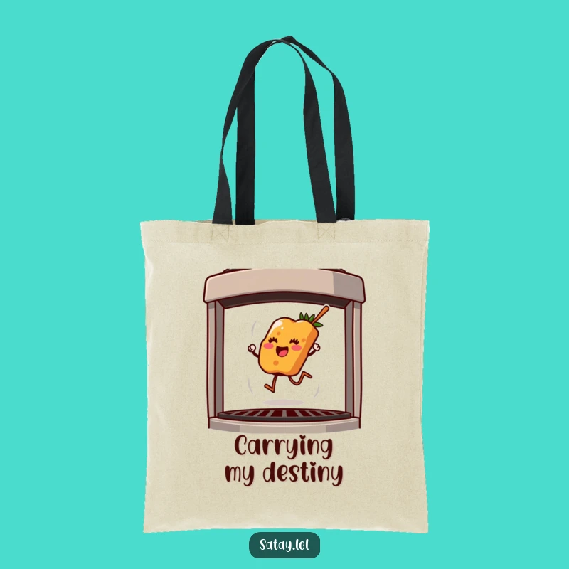 Funny Satay Skewer Tote Bag: Carry Your Laughs, Perfect Grocery Gift