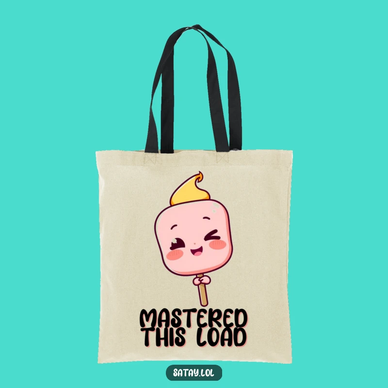 Funny Satay Skewer Winking Tote Bag: Carry Your Confidence